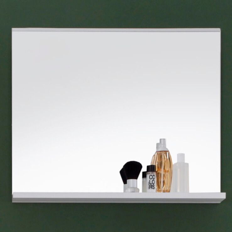 Modern 50 High x Wandspiegel Ablage | Emob cm x Bath Glossy White mit - 60 Trendteam Mezzo 10 | |