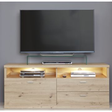 TV-Schrank Echo | 150 x 45 x 62 cm | Mit Beleuchtung | Artisan Oak