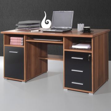 Schreibtisch Beagle 145cm - Walnuss