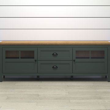 TV-Schrank Stanton | 184 x 45 x 64 cm | Evoke Oak Design