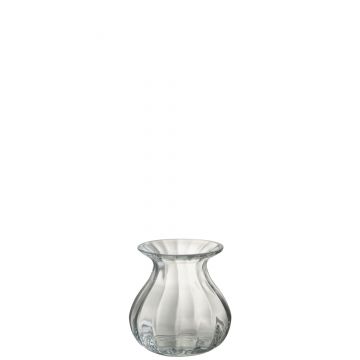 Vase amo glas transparent small