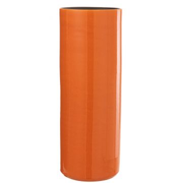 Vase flek keramik orange l