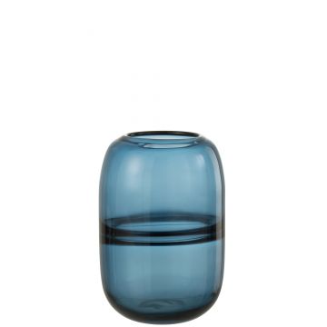 Vase dyba glas blau small
