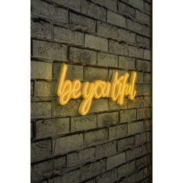 Neonlichter Be Youthful - Wallity Serie - Gelb