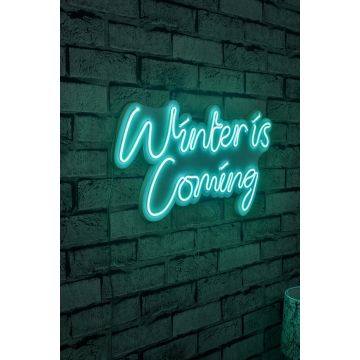 Neonlichter Der Winter kommt - Wallity Serie - türkis 