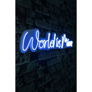 Neonlichter Welt ist mein - Wallity Serie - Lila