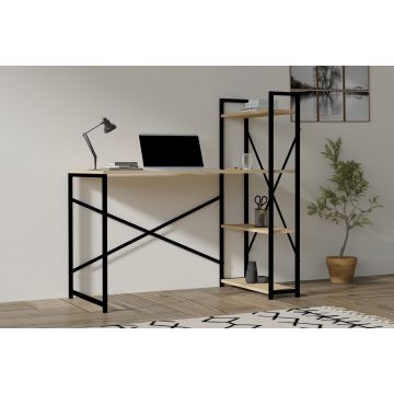 Holztisch Fashion Study Desk - Farbe Saphir - 100% Melamin beschichtet