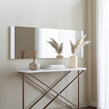 Locelso-Spiegel | 120x40x2 cm | Weiß