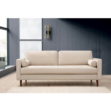 3-Sitz-Sofa | Beige | Bequemes und stilvolles Design | 215x90x70 cm