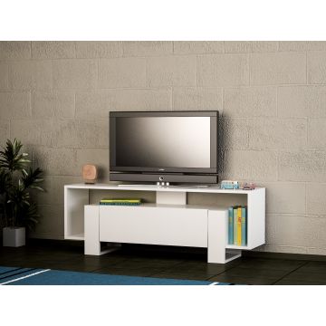 Wood Fashion TV Stand | 120cm Breite | 18mm Dicke | Weiß