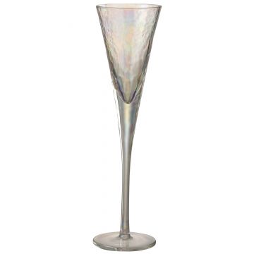 Champagneglas unregelmäßig glas transparent