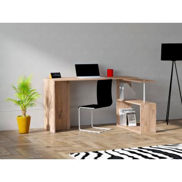 Woody Fashion Study Desk | 18 mm Dicke | 130 cm Breite | Atlantic Pine