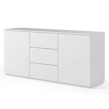 Sideboard Join 180cm mit 2 Türen und 3 Schubladen - matt weiß