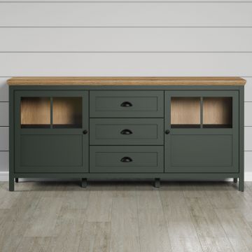 Sideboard Stanton | 184 x 45 x 86 cm | Evoke Oak Design
