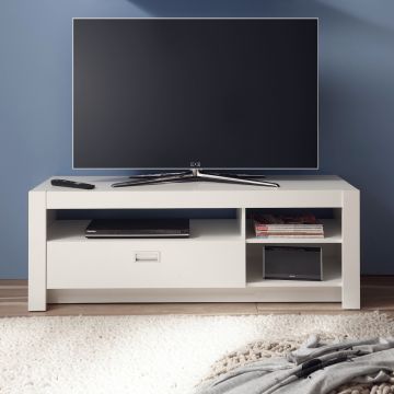 TV-Möbel Arkea 135 cm mit 1 Schublade - weiß 