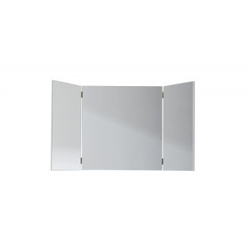 Spiegel Amanda für Schminktisch | 100 x 15 x 67 cm | Leicht zu montieren | Weiß