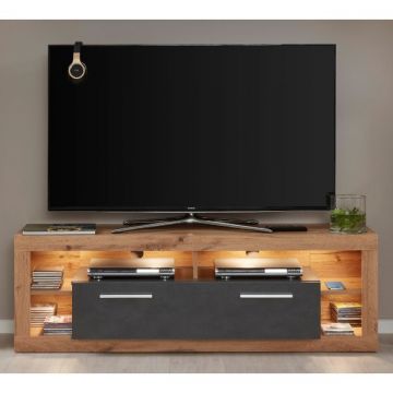 TV-Schrank Rock | 150 x 44 x 48 cm | Wotan Oak Design / Matera Oberfläche