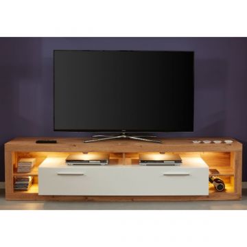 TV-Schrank Rock | 200 x 44 x 48 cm | Wotan Oak White Design