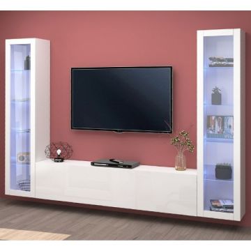 TV-Möbel-Set Natasha | TV-Möbel und Vitrinen | High Gloss White