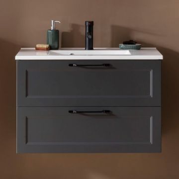 Waschtischunterschrank Meran | 80 x 47 x 56 cm | Grau