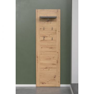 Garderobenpaneel Follow | 62 x 26 x 199 cm | Artisan Oak