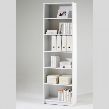 Bücherregal Viviane 60x202cm - weiß