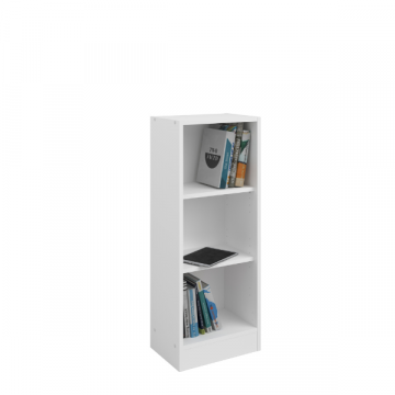 Bücherregal Hobby Länge 41 cm-2 Fachböden-weiß