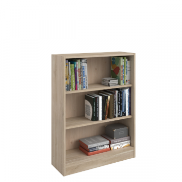 Bücherregal Hobby 104 cm-2 Einlegeböden - Eiche
