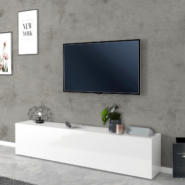 TV-Schrank Natasha | 180 x 30 x 40 cm | High Gloss White