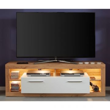 TV-Schrank Rock | 150 x 44 x 48 cm |  Wotan Oak White Design