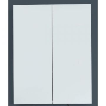 Spiegelschrank Line | 60 x 18 x 67 cm | High Glossy White
