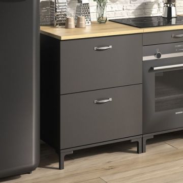 Küchenschrank Manchester | 60 x 60 x 86 cm | Helvezia Oak Design