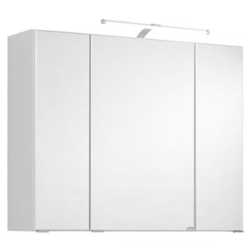Spiegelschrank Cardiff | 80 x 20 x 64 cm | Weiß