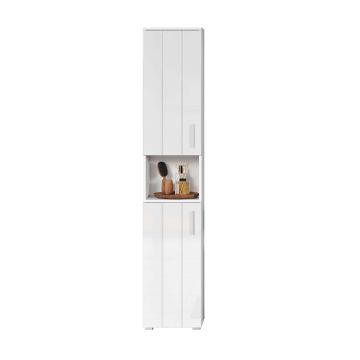 Säulenschrank Wons | 37 x 31 x 192 cm | weiß