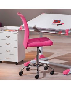 Bürostuhl Eva ohne Armlehne - rosa