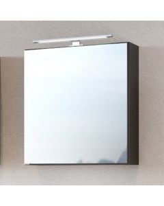 Spiegelschrank Dasa 60cm mit 1 Tür - graphit/mattgrau 