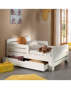Mitwachsendes Kinderbett Jumper inkl. Lattenrost - weiß