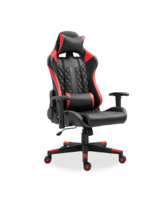 Gaming Stuhl Robin mit LED - rot/schwarz